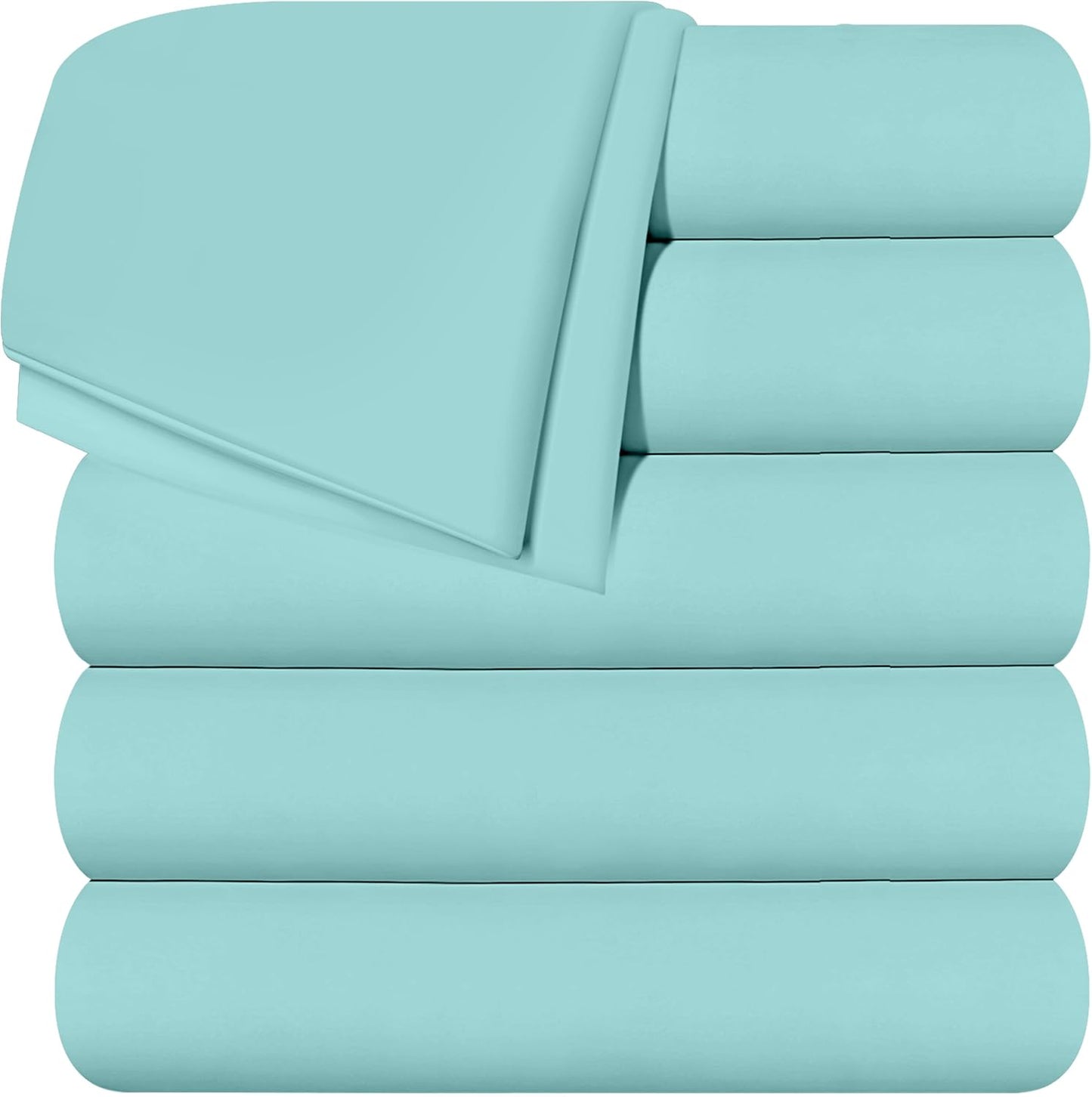 Utopia Bedding Flat Sheet - 1 Pack (Queen, White) - Soft Brushed Microfiber Fabric - Shrinkage & Fade Resistant Top Sheet - Easy Care Bed Sheet