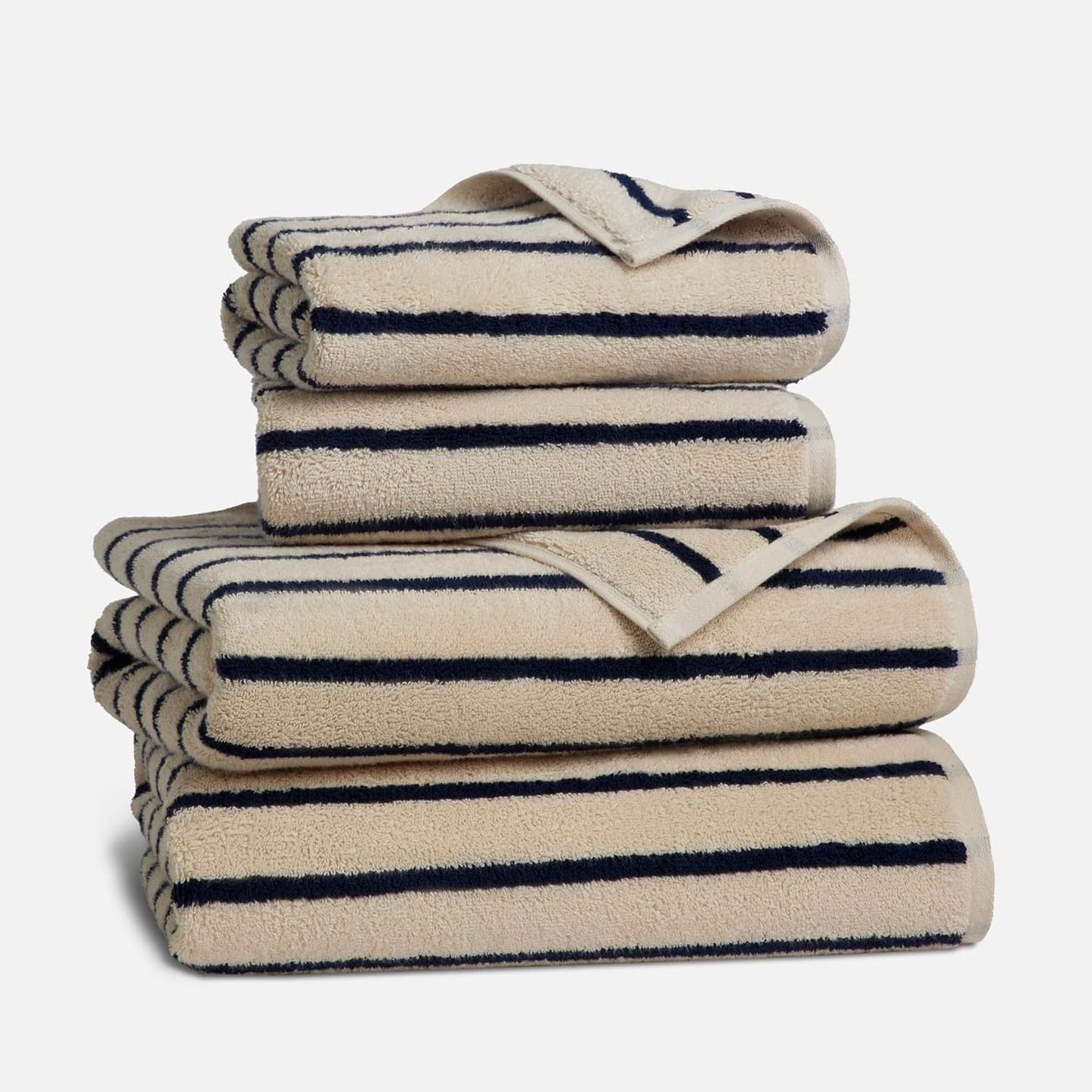 Brooklinen Super-Plush Turkish Cotton Bath Towels Set of 2 Cotton, 820 GSM, Machine Washable, Perfect Bath Towels for Bathroom, Spa & Shower (30" x 58", Smoke Grey)