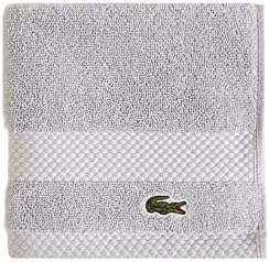 Lacoste Heritage Supima Cotton Bath Towel, Aloe, 30" x 54"