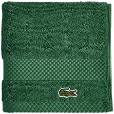 Lacoste Heritage Supima Cotton Bath Towel, Aloe, 30" x 54"
