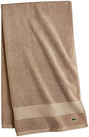 Lacoste Heritage Supima Cotton Bath Sheet, Celestial, 35" x 70"