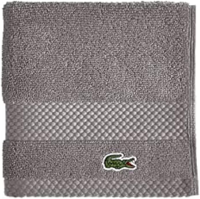 Lacoste Heritage Supima Cotton Bath Towel, Aloe, 30" x 54"