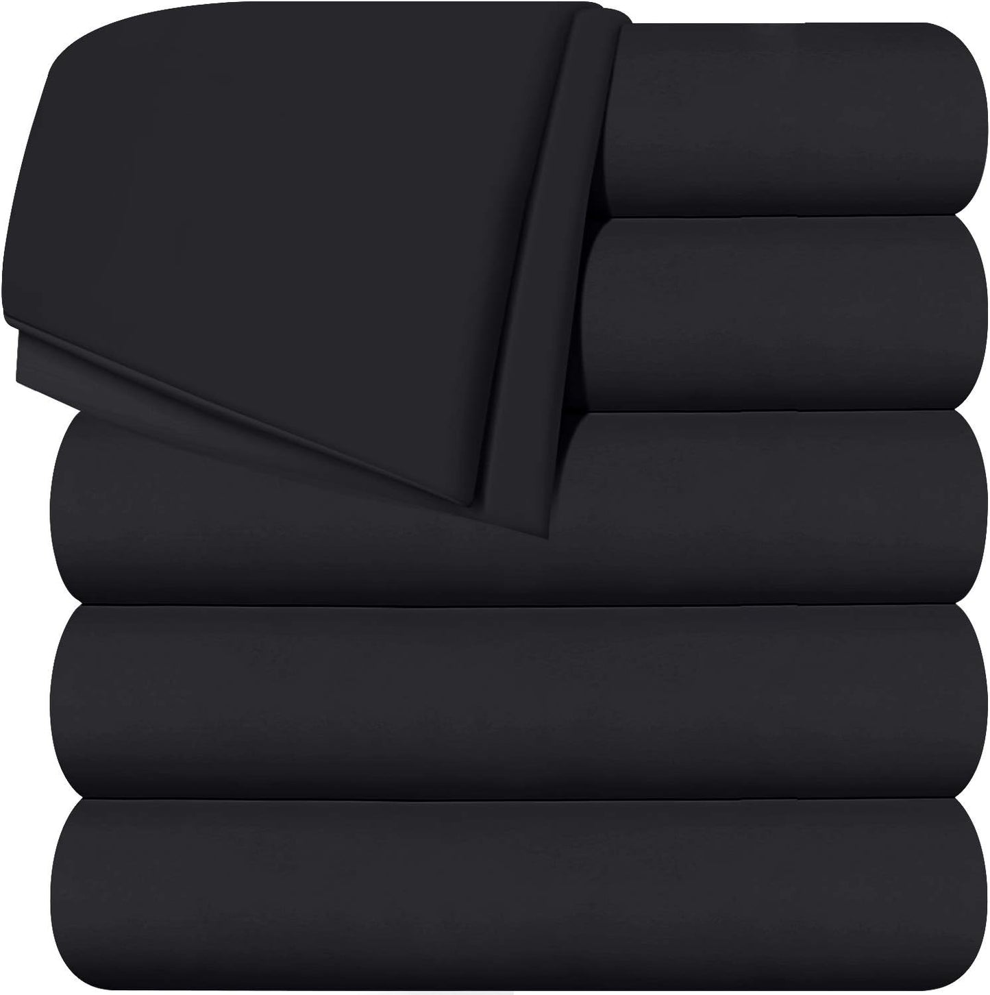 Utopia Bedding Flat Sheet - 1 Pack (Queen, White) - Soft Brushed Microfiber Fabric - Shrinkage & Fade Resistant Top Sheet - Easy Care Bed Sheet