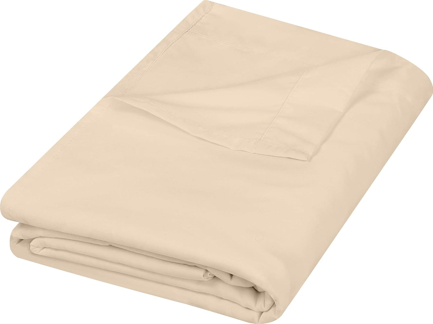 Utopia Bedding Flat Sheet - 1 Pack (Queen, White) - Soft Brushed Microfiber Fabric - Shrinkage & Fade Resistant Top Sheet - Easy Care Bed Sheet