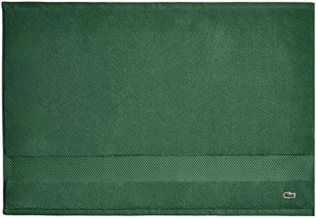 Lacoste Heritage Supima Cotton Bath Towel, Aloe, 30" x 54"