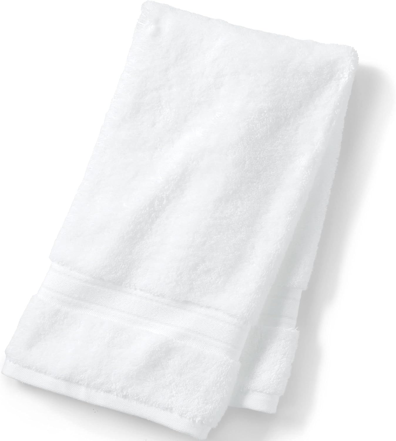 Lands' End Supima Towel White Bath Towel Set