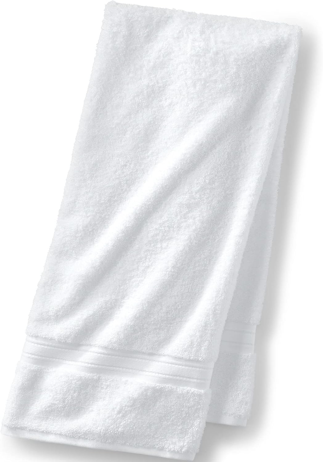 Lands' End Supima Towel White Bath Towel Set