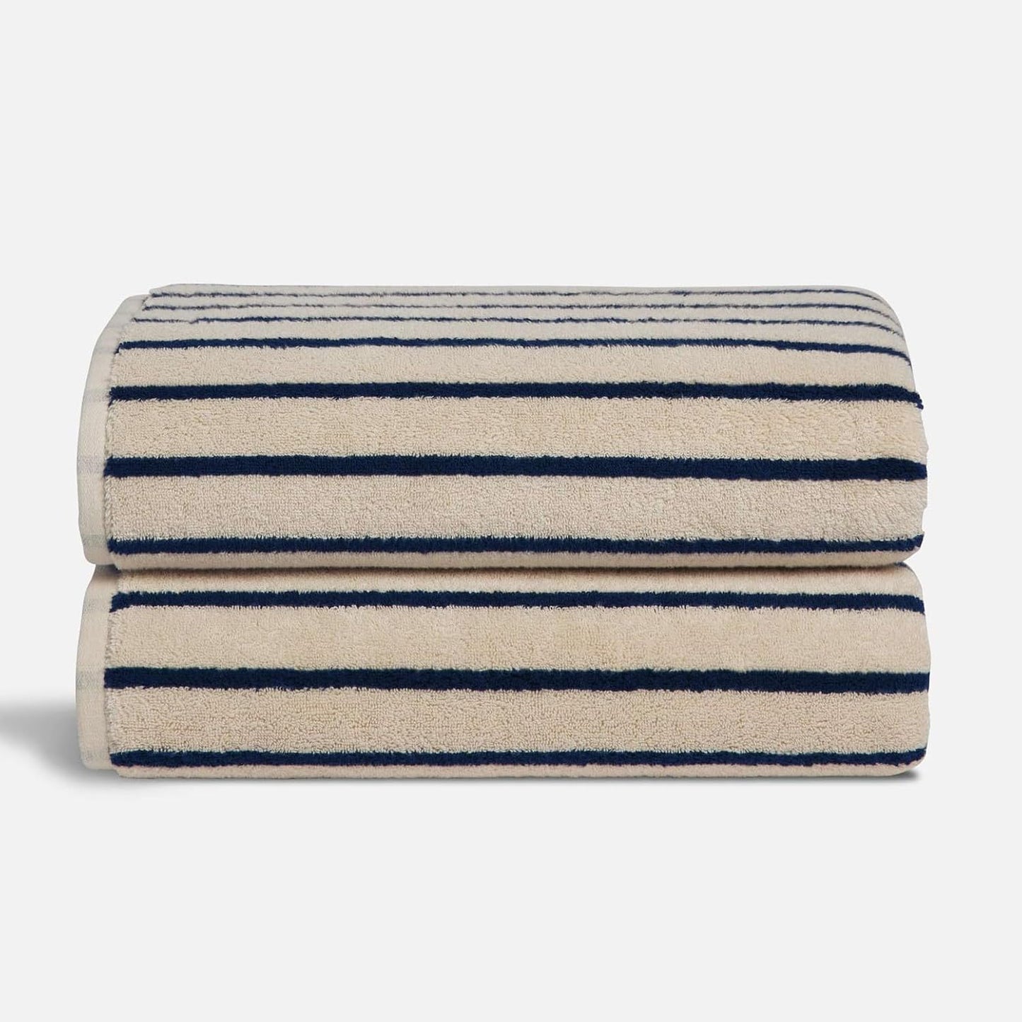 Brooklinen Super-Plush Turkish Cotton Bath Towels Set of 2 Cotton, 820 GSM, Machine Washable, Perfect Bath Towels for Bathroom, Spa & Shower (30" x 58", Smoke Grey)