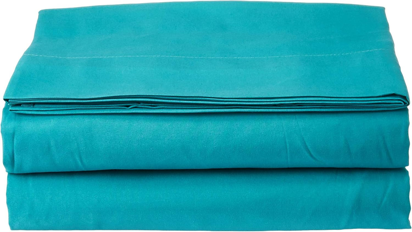 Luxury Flat Sheet on Amazon Elegant Comfort Wrinkle-Free 1500 Premier Hotel Quality 1-Piece Flat Sheet, King Size, White