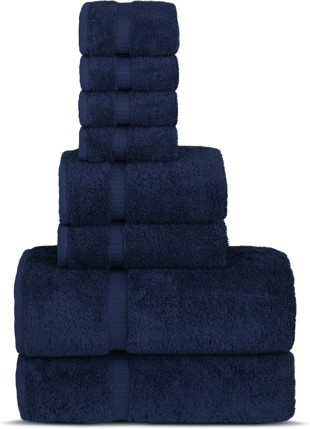 Chakir Turkish Linens | Hotel & Spa Quality 100% Cotton Premium Turkish Towels | Soft & Absorbent (4-Piece Bath Towels, White)