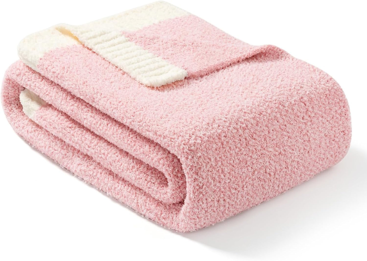 Snuggle Sac Heather Taupe Throw Blanket for Couch, Reversible Super Soft Knitted Blankets Warm Cozy Knit Fuzzy Plush Lightweight Throws for Sofa, Bed, Camping, Picnic, Taupe, 50x60 inches