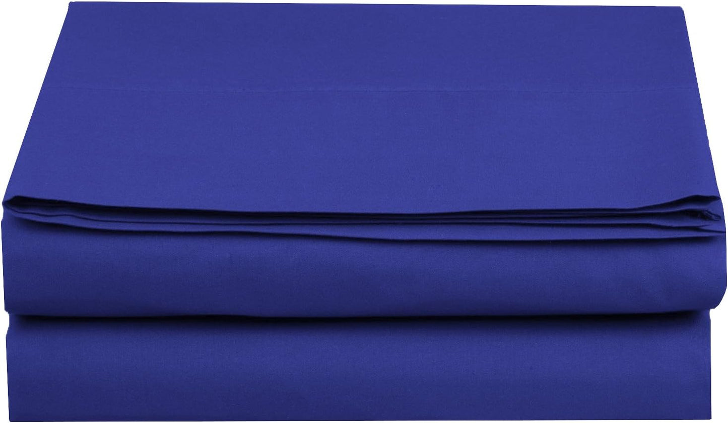 Luxury Flat Sheet on Amazon Elegant Comfort Wrinkle-Free 1500 Premier Hotel Quality 1-Piece Flat Sheet, King Size, White