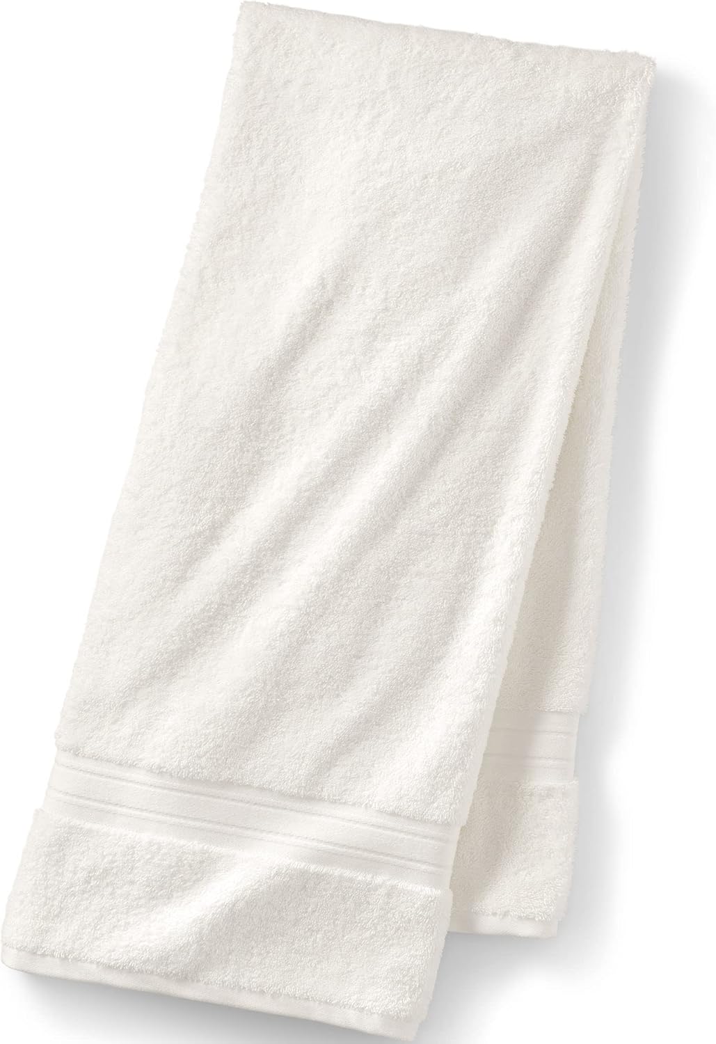 Lands' End Supima Towel White Bath Towel Set