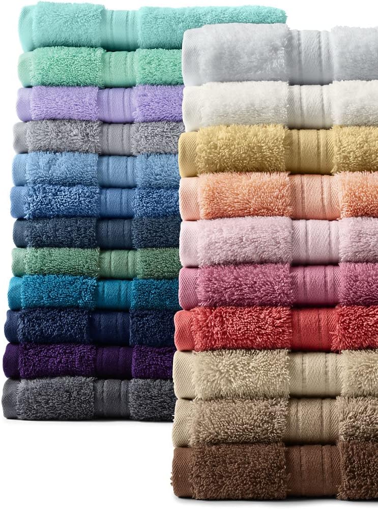 Lands' End Supima Towel White Bath Towel Set