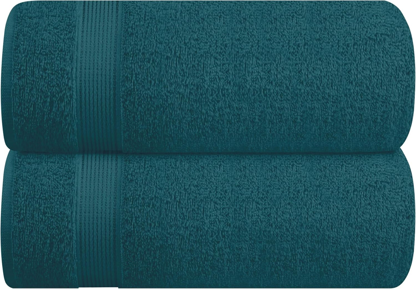 Belizzi Home Ultra Soft 3 Pack Cotton Towel Set, Contains a Bath Towel 28x55 inch, a Hand Towel 16x24 inch & a Wash Coth 12x12 inch, Ideal Everyday use, Compact & Lightweight - Black