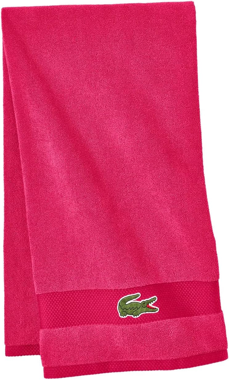 Lacoste Heritage Supima Cotton Bath Sheet, Celestial, 35" x 70"