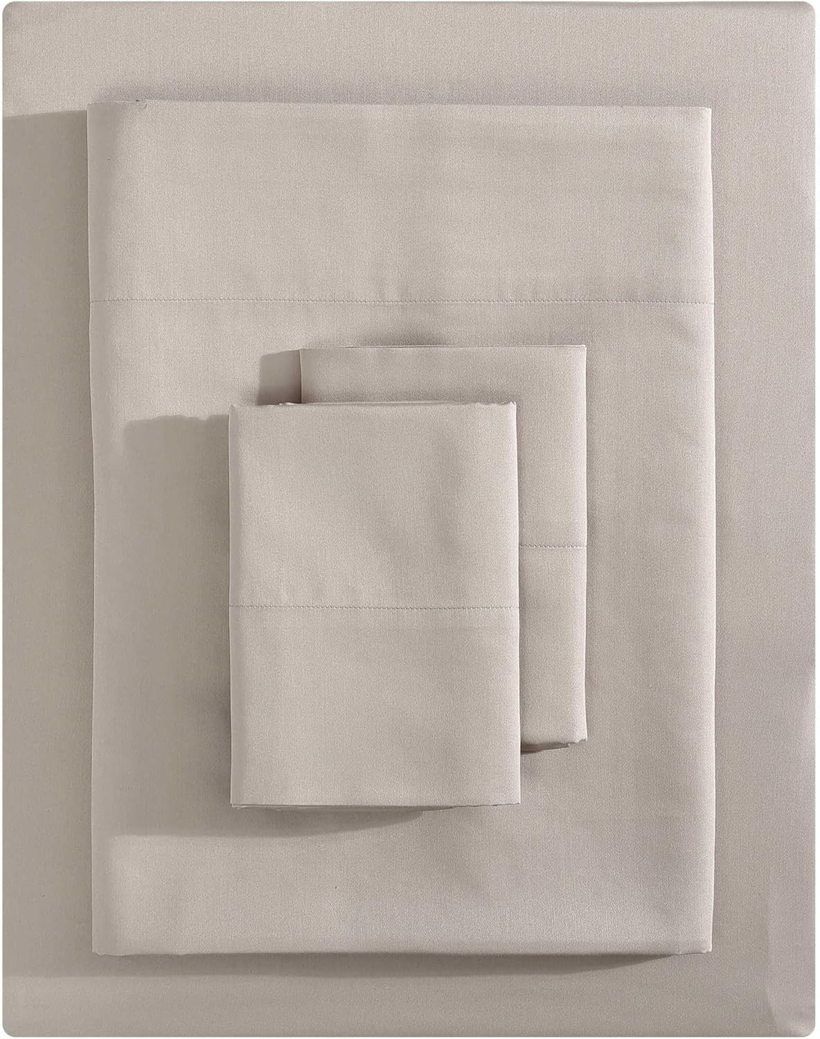 Vera Wang - King Sheet Set, Luxury Sateen Cotton Bedding, 800 Thread Count, Soft & Smooth Home Decor (White,4 pcs, King)