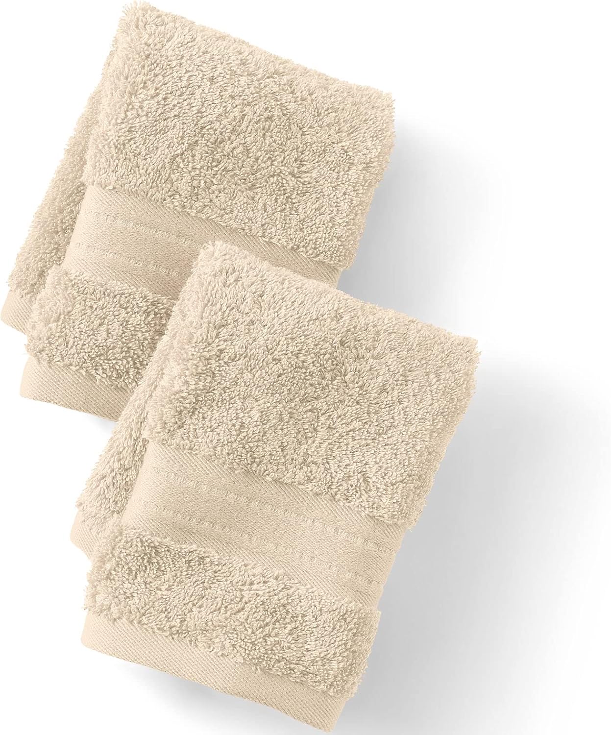 Lands' End Supima Towel White Bath Towel Set