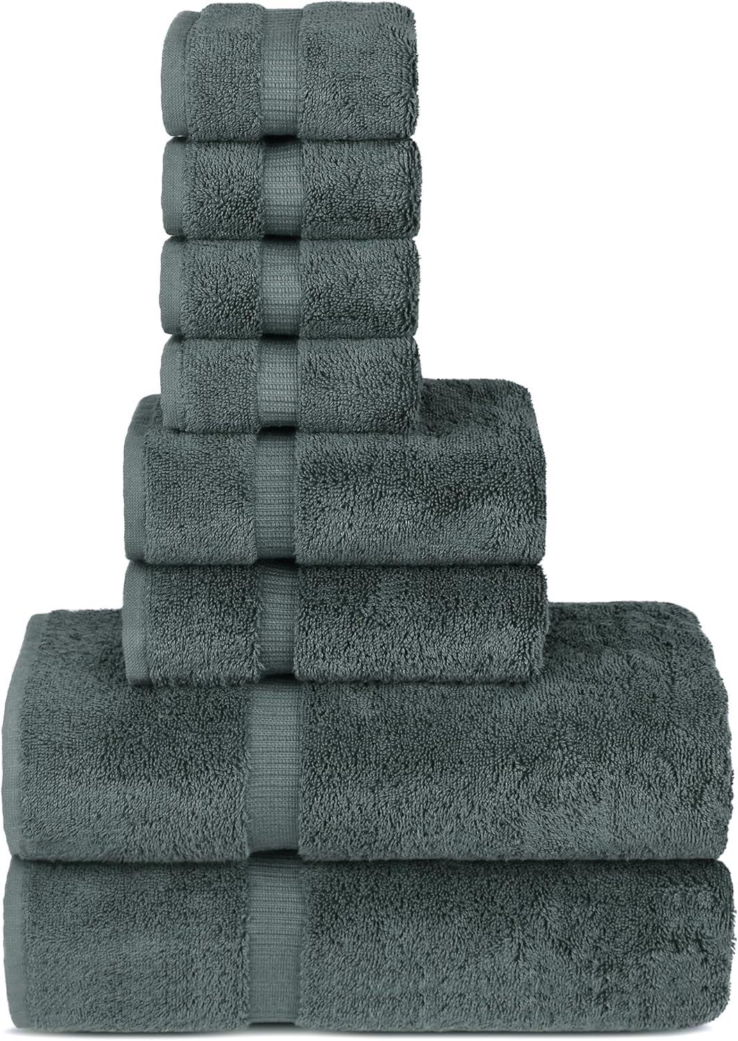 Chakir Turkish Linens | Hotel & Spa Quality 100% Cotton Premium Turkish Towels | Soft & Absorbent (4-Piece Bath Towels, White)