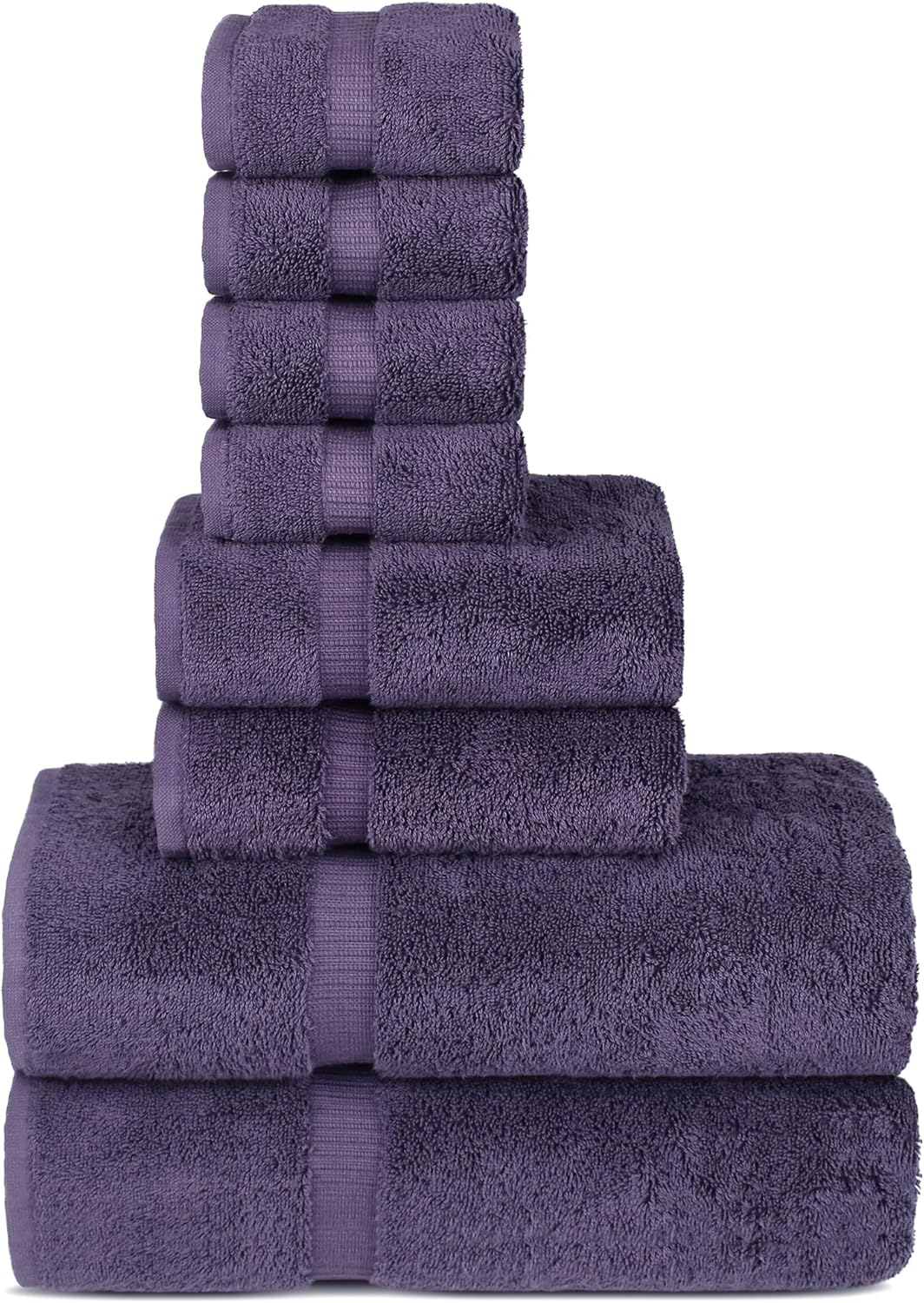 Chakir Turkish Linens | Hotel & Spa Quality 100% Cotton Premium Turkish Towels | Soft & Absorbent (4-Piece Bath Towels, White)