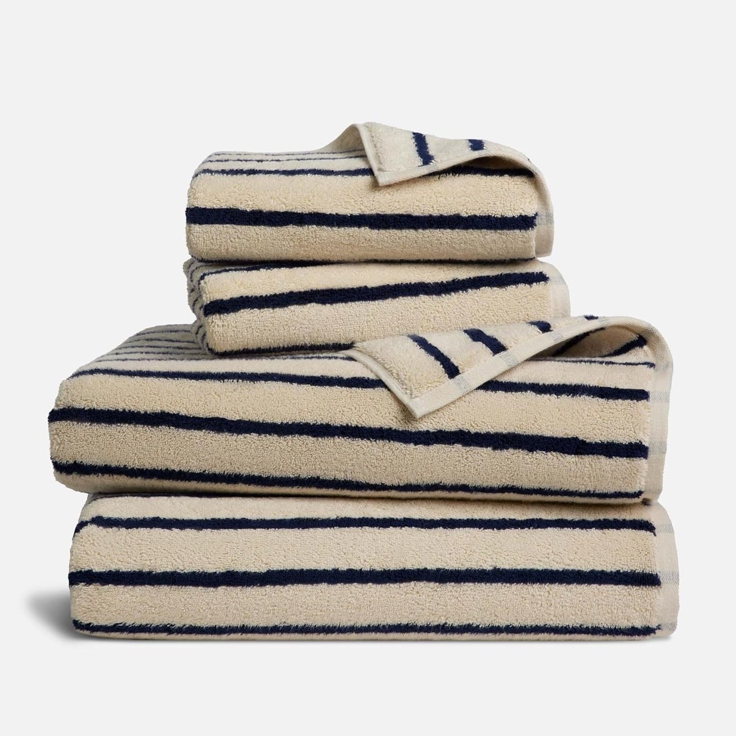 Brooklinen Super-Plush Turkish Cotton Bath Towels Set of 2 Cotton, 820 GSM, Machine Washable, Perfect Bath Towels for Bathroom, Spa & Shower (30" x 58", Smoke Grey)