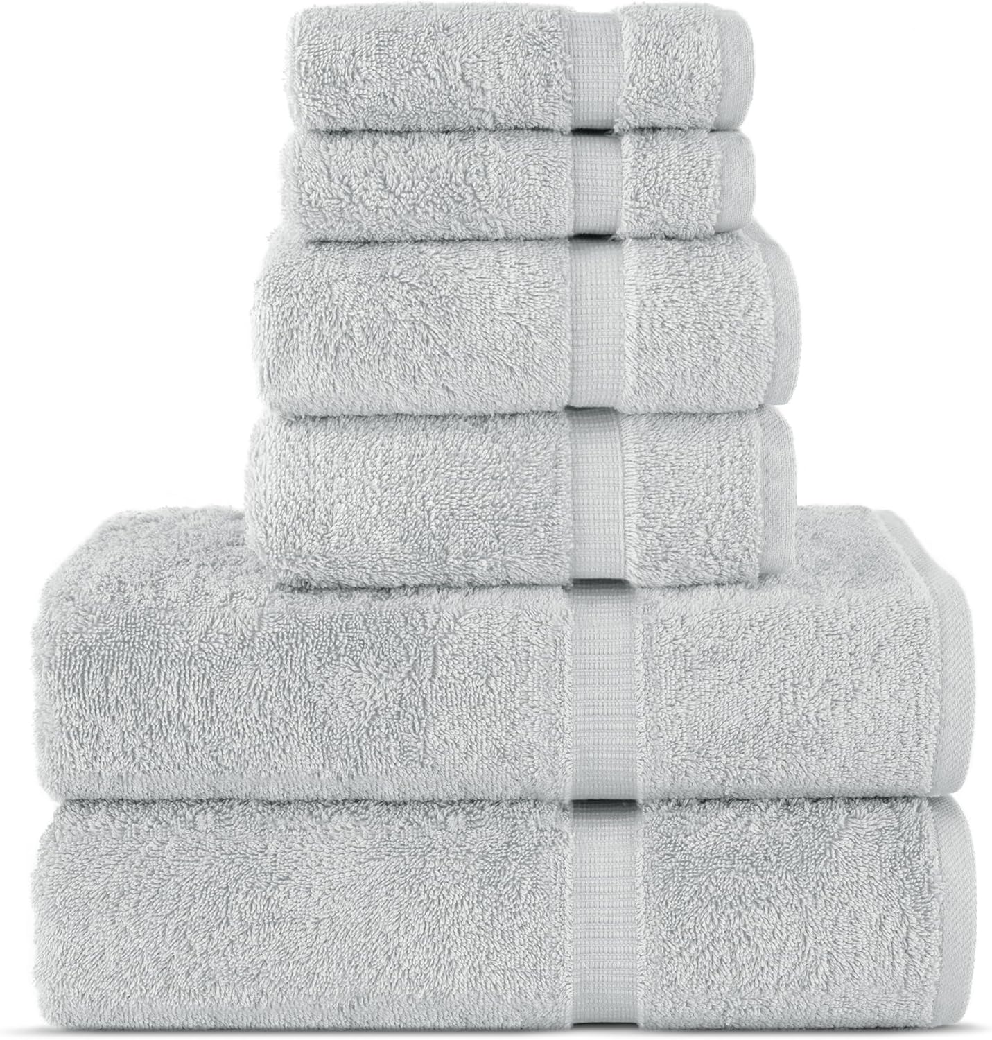 Chakir Turkish Linens | Hotel & Spa Quality 100% Cotton Premium Turkish Towels | Soft & Absorbent (4-Piece Bath Towels, White)