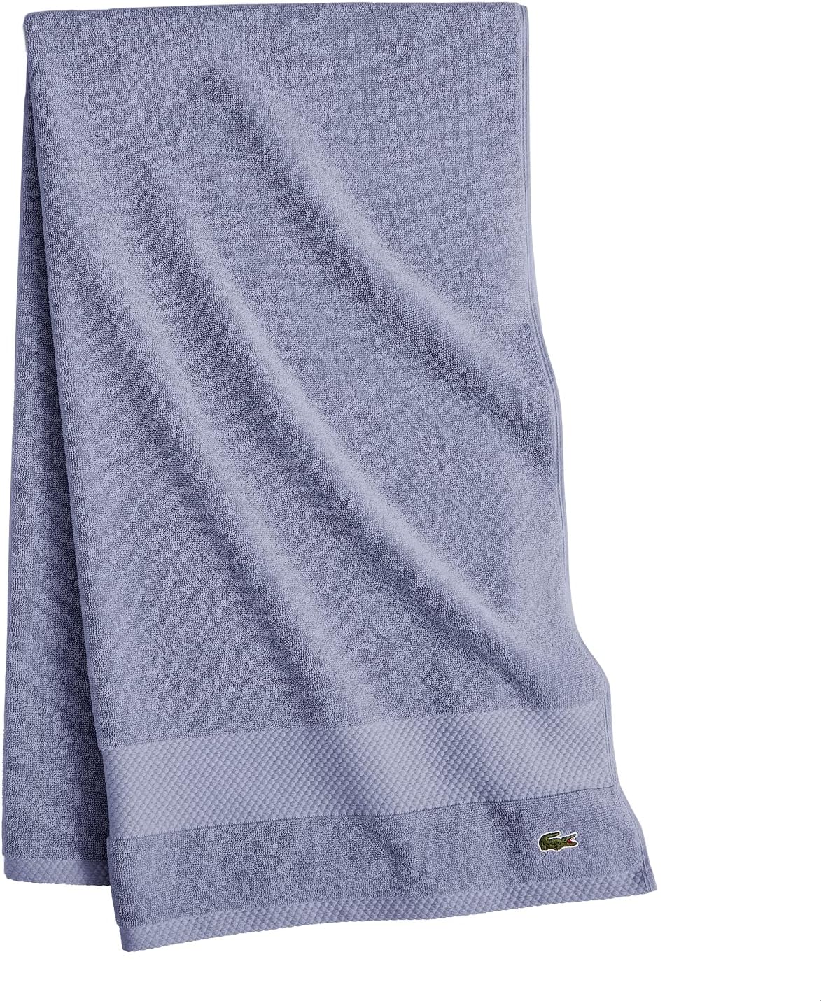 Lacoste Heritage Supima Cotton Bath Towel, Aloe, 30" x 54"