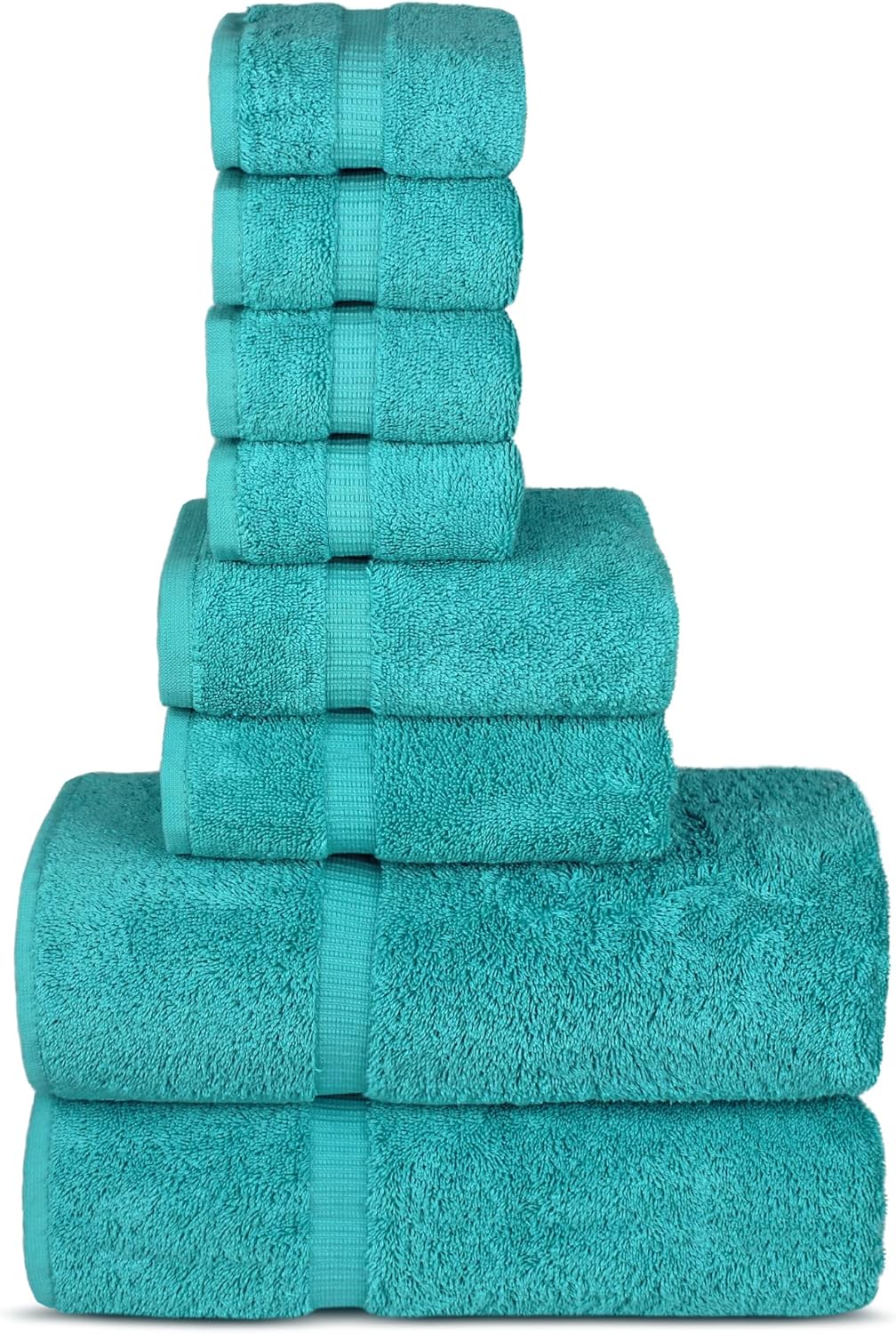 Chakir Turkish Linens | Hotel & Spa Quality 100% Cotton Premium Turkish Towels | Soft & Absorbent (4-Piece Bath Towels, White)