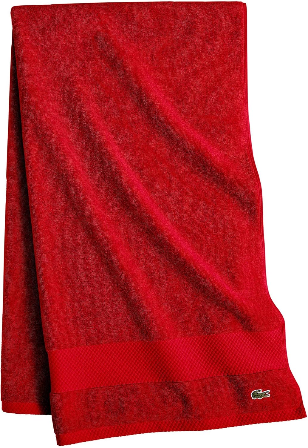 Lacoste Heritage Supima Cotton Bath Towel, Aloe, 30" x 54"