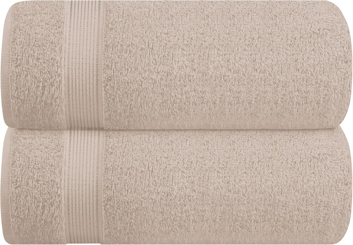 Belizzi Home Ultra Soft 3 Pack Cotton Towel Set, Contains a Bath Towel 28x55 inch, a Hand Towel 16x24 inch & a Wash Coth 12x12 inch, Ideal Everyday use, Compact & Lightweight - Black