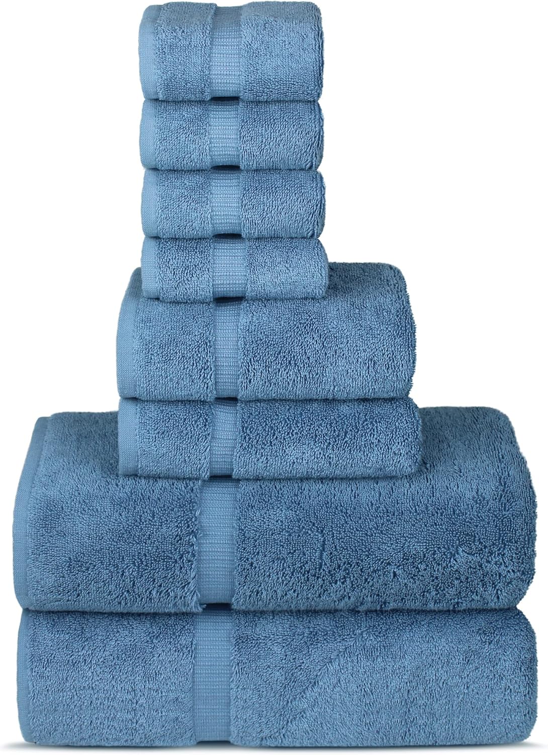 Chakir Turkish Linens | Hotel & Spa Quality 100% Cotton Premium Turkish Towels | Soft & Absorbent (4-Piece Bath Towels, White)