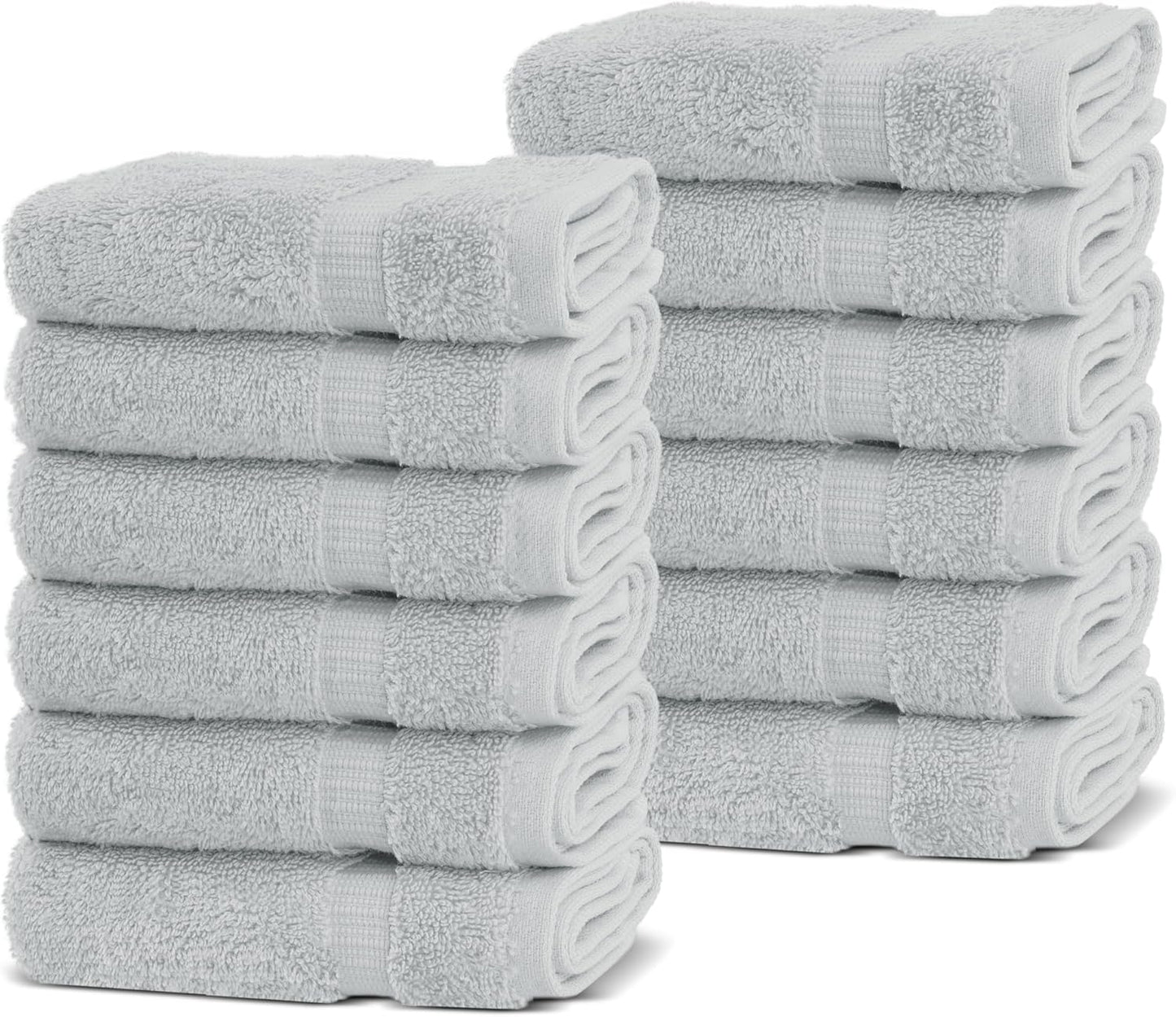 Chakir Turkish Linens | Hotel & Spa Quality 100% Cotton Premium Turkish Towels | Soft & Absorbent (4-Piece Bath Towels, White)