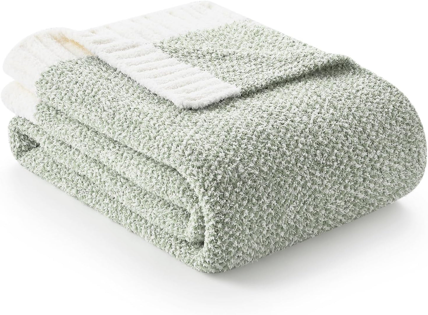 Snuggle Sac Heather Taupe Throw Blanket for Couch, Reversible Super Soft Knitted Blankets Warm Cozy Knit Fuzzy Plush Lightweight Throws for Sofa, Bed, Camping, Picnic, Taupe, 50x60 inches