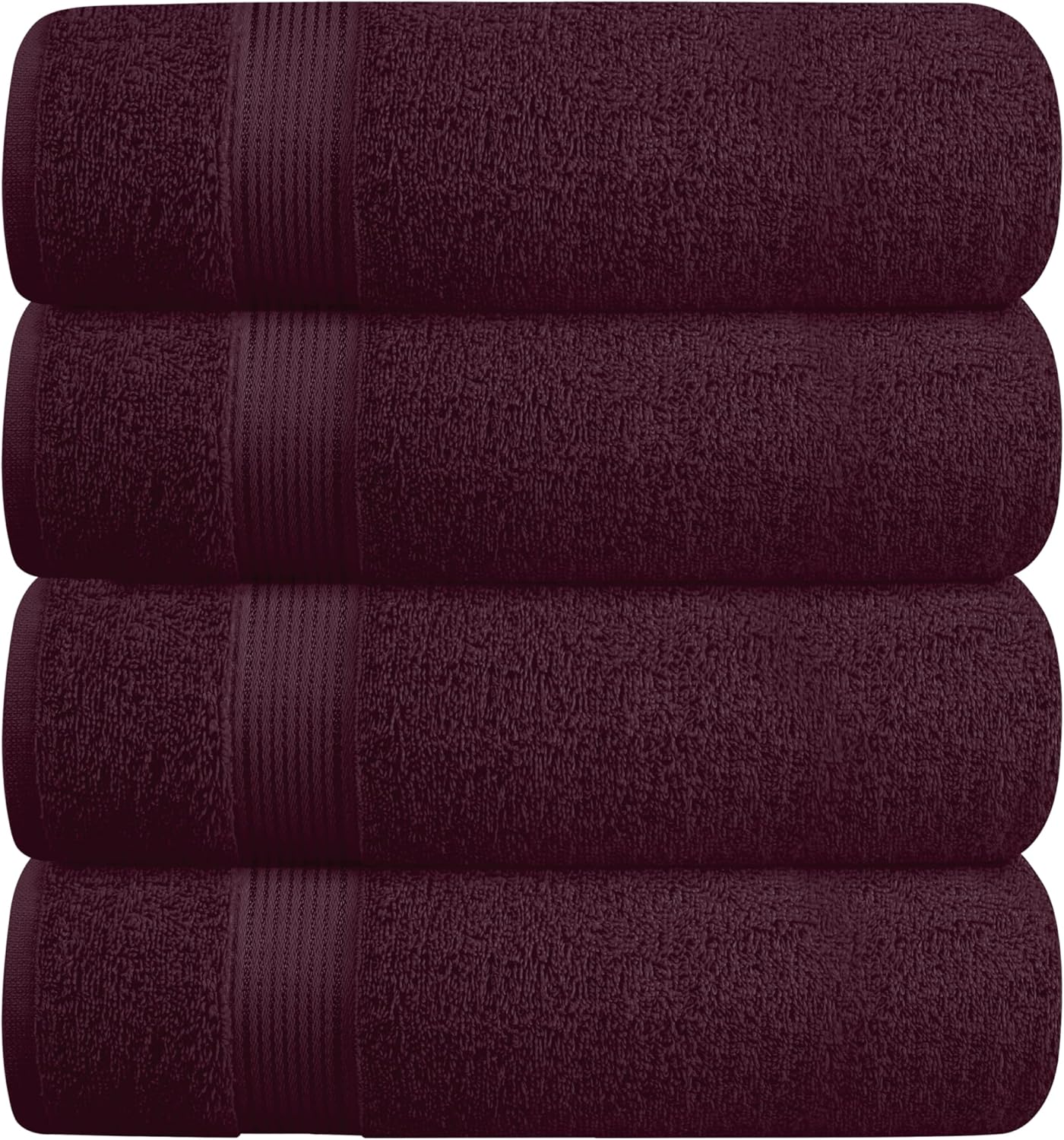 Belizzi Home Ultra Soft 3 Pack Cotton Towel Set, Contains a Bath Towel 28x55 inch, a Hand Towel 16x24 inch & a Wash Coth 12x12 inch, Ideal Everyday use, Compact & Lightweight - Black