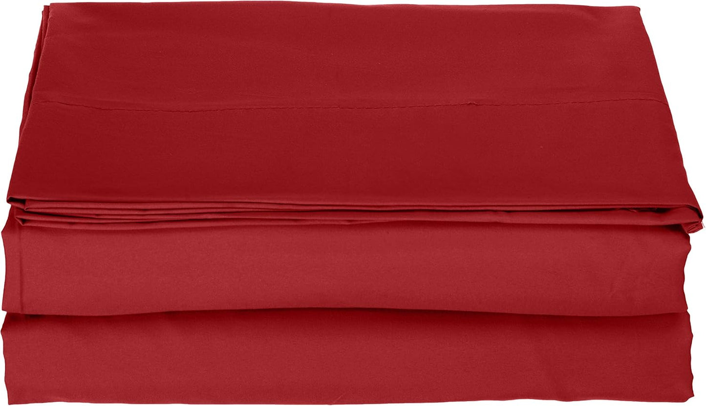 Luxury Flat Sheet on Amazon Elegant Comfort Wrinkle-Free 1500 Premier Hotel Quality 1-Piece Flat Sheet, King Size, White