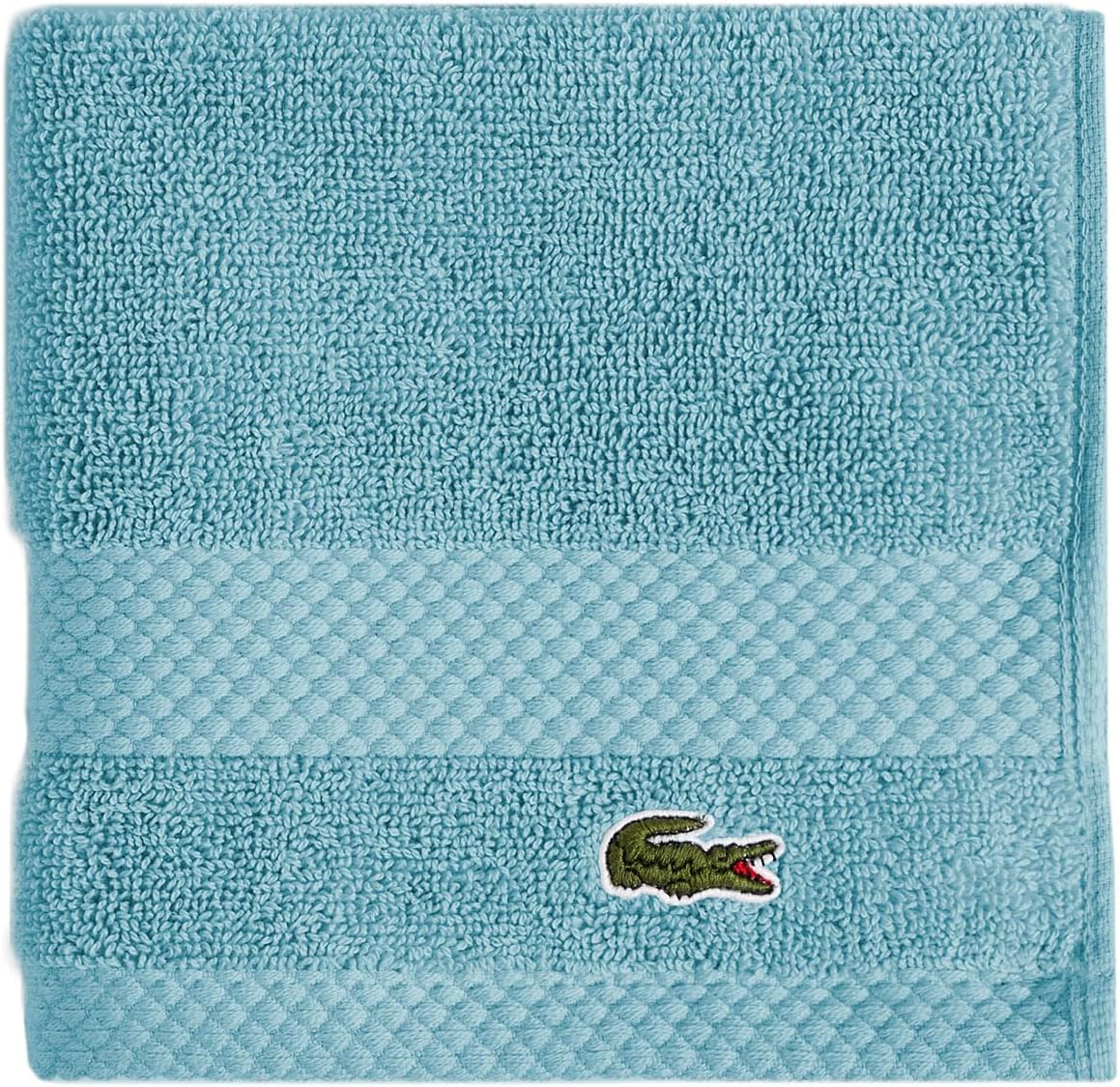 Lacoste Heritage Supima Cotton Bath Towel, Aloe, 30" x 54"