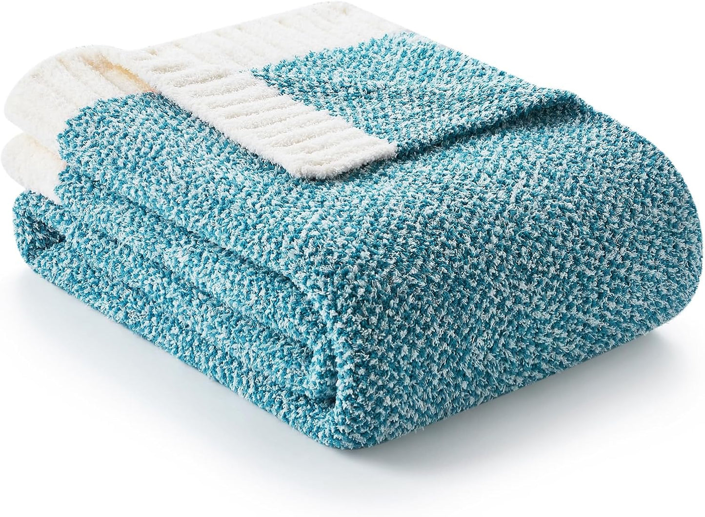 Snuggle Sac Heather Taupe Throw Blanket for Couch, Reversible Super Soft Knitted Blankets Warm Cozy Knit Fuzzy Plush Lightweight Throws for Sofa, Bed, Camping, Picnic, Taupe, 50x60 inches