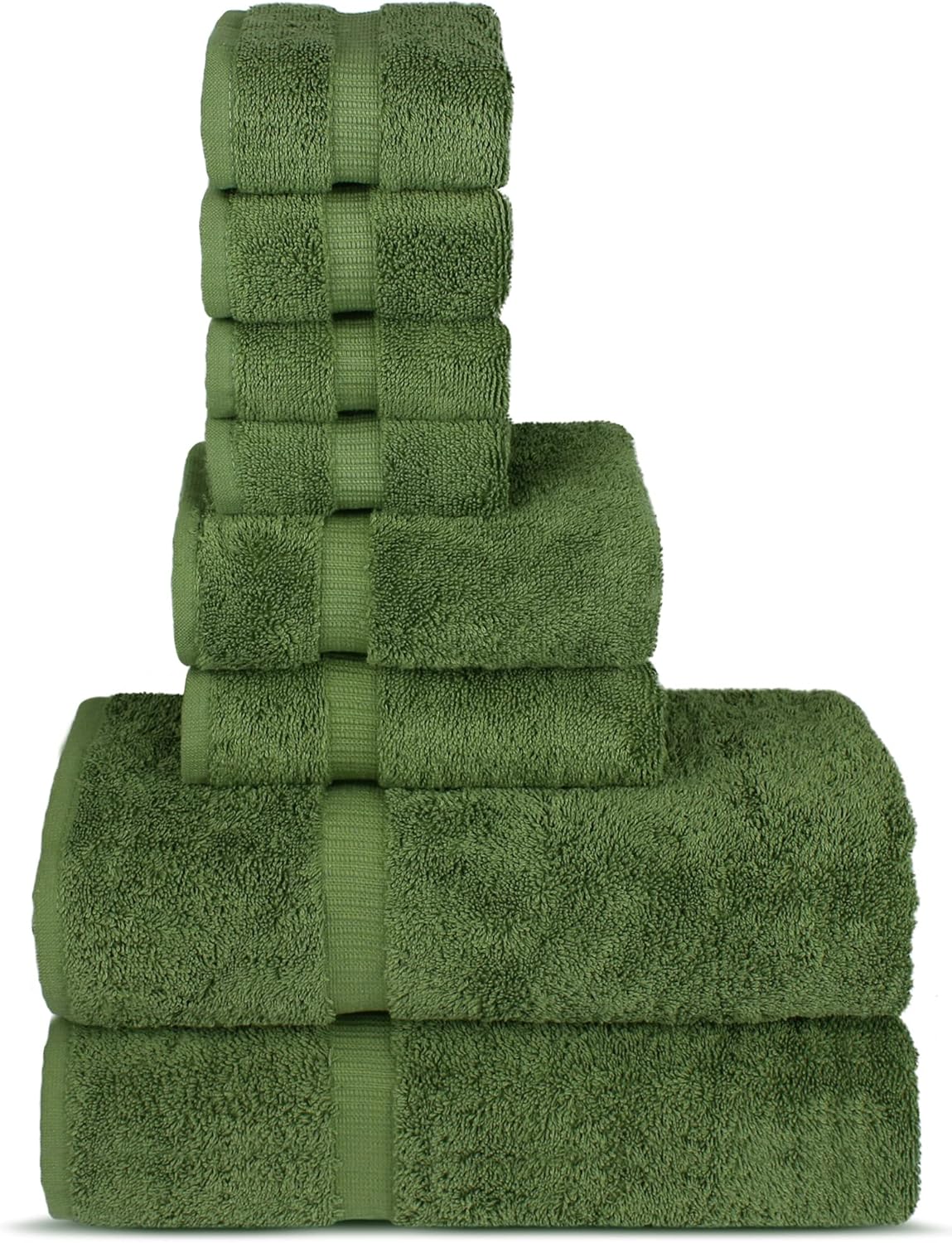 Chakir Turkish Linens | Hotel & Spa Quality 100% Cotton Premium Turkish Towels | Soft & Absorbent (4-Piece Bath Towels, White)