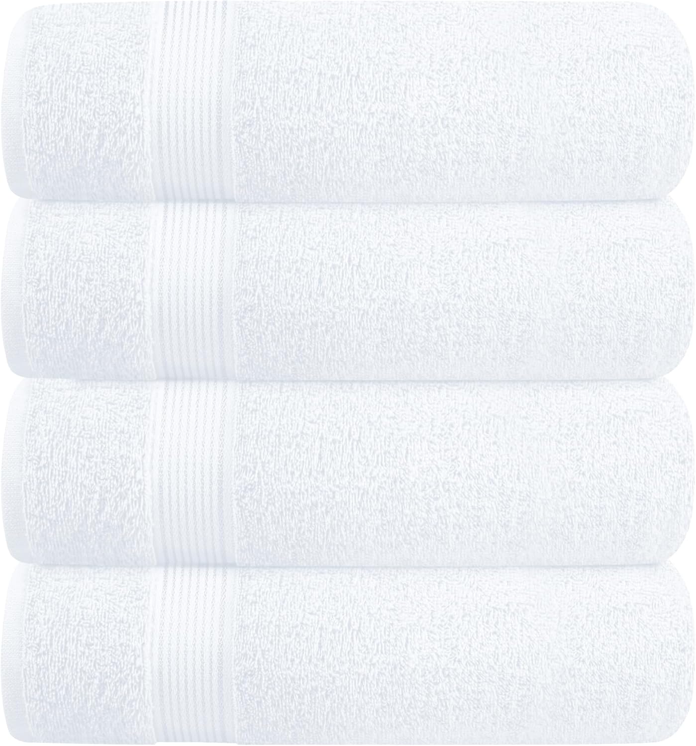 Belizzi Home Ultra Soft 3 Pack Cotton Towel Set, Contains a Bath Towel 28x55 inch, a Hand Towel 16x24 inch & a Wash Coth 12x12 inch, Ideal Everyday use, Compact & Lightweight - Black