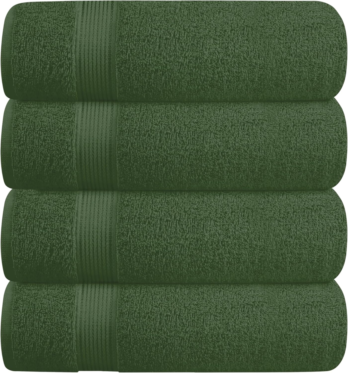 Belizzi Home Ultra Soft 3 Pack Cotton Towel Set, Contains a Bath Towel 28x55 inch, a Hand Towel 16x24 inch & a Wash Coth 12x12 inch, Ideal Everyday use, Compact & Lightweight - Black