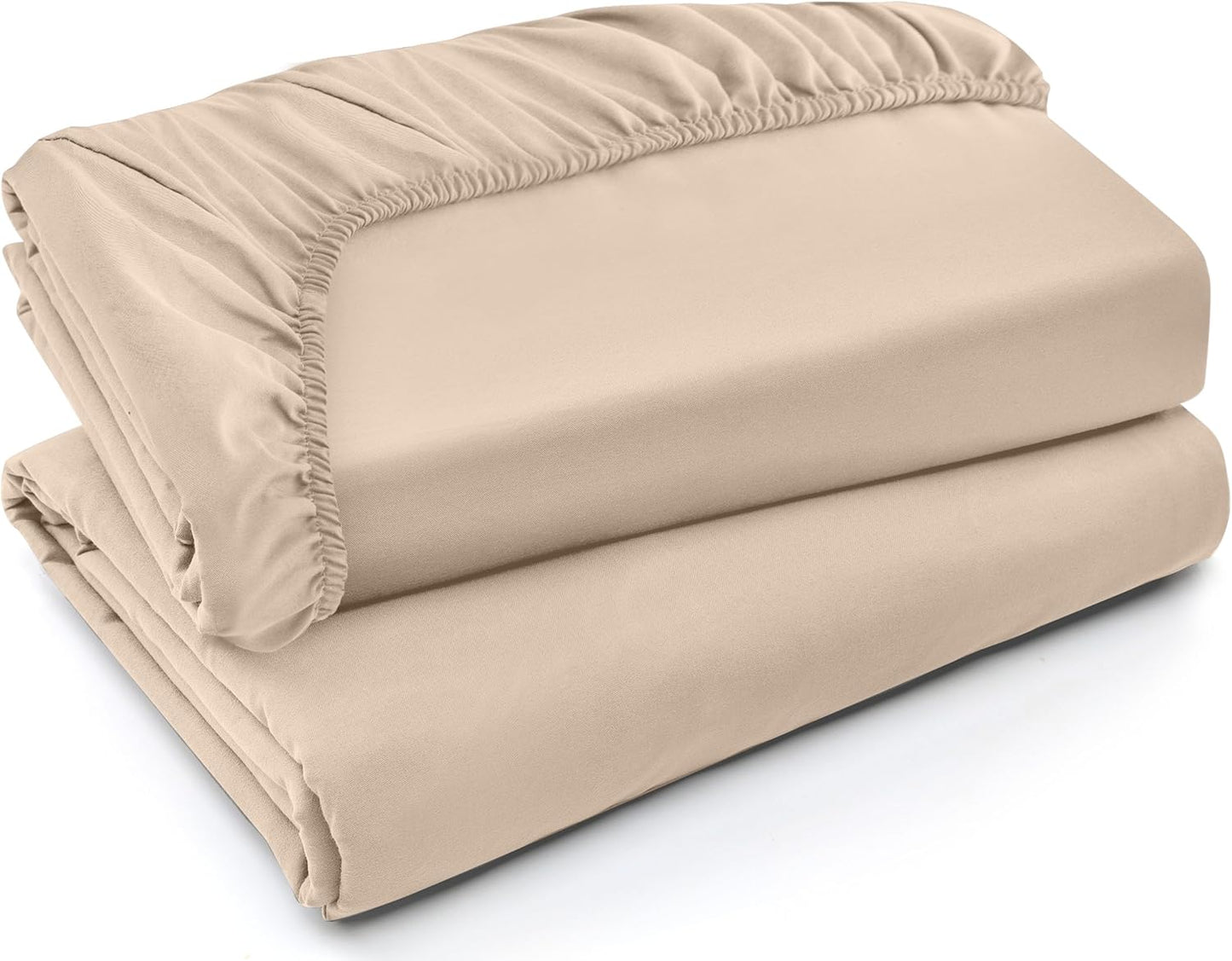 Utopia Bedding King Fitted Sheet - Bottom Sheet - Deep Pocket - Soft Microfiber - Shrinkage and Fade Resistant - Easy Care -1 Fitted Sheet Only (Grey)