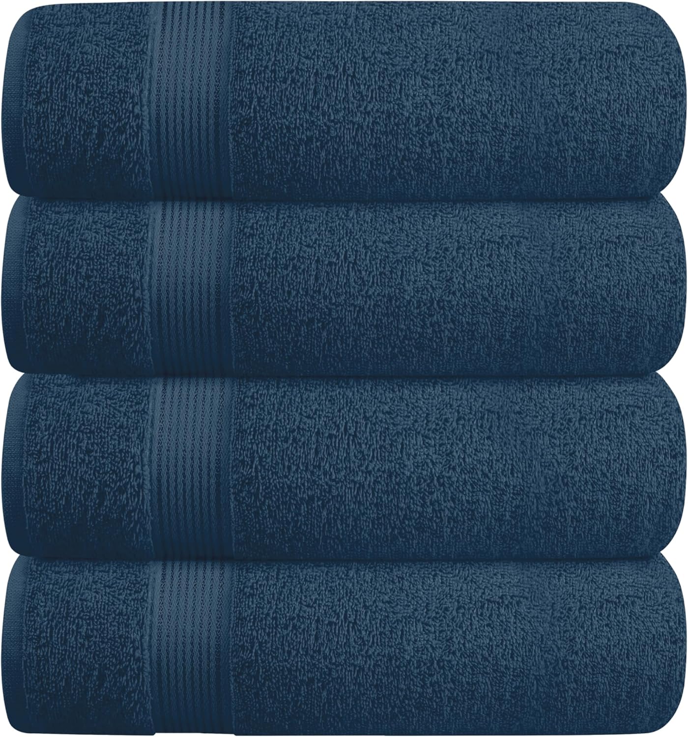 Belizzi Home Ultra Soft 3 Pack Cotton Towel Set, Contains a Bath Towel 28x55 inch, a Hand Towel 16x24 inch & a Wash Coth 12x12 inch, Ideal Everyday use, Compact & Lightweight - Black