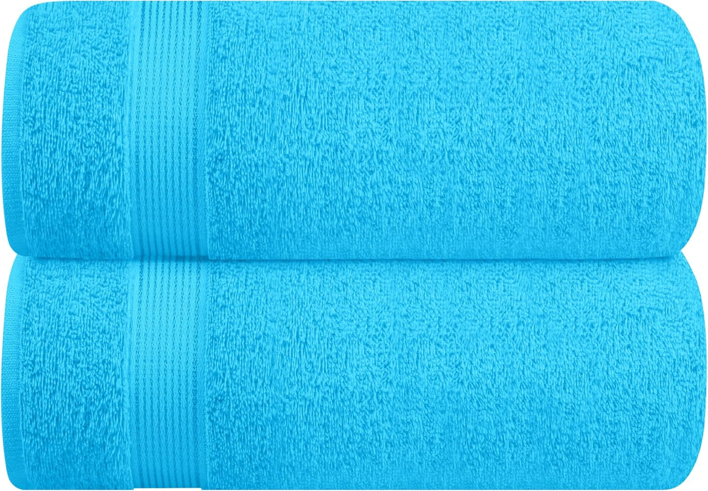 Belizzi Home Ultra Soft 3 Pack Cotton Towel Set, Contains a Bath Towel 28x55 inch, a Hand Towel 16x24 inch & a Wash Coth 12x12 inch, Ideal Everyday use, Compact & Lightweight - Black