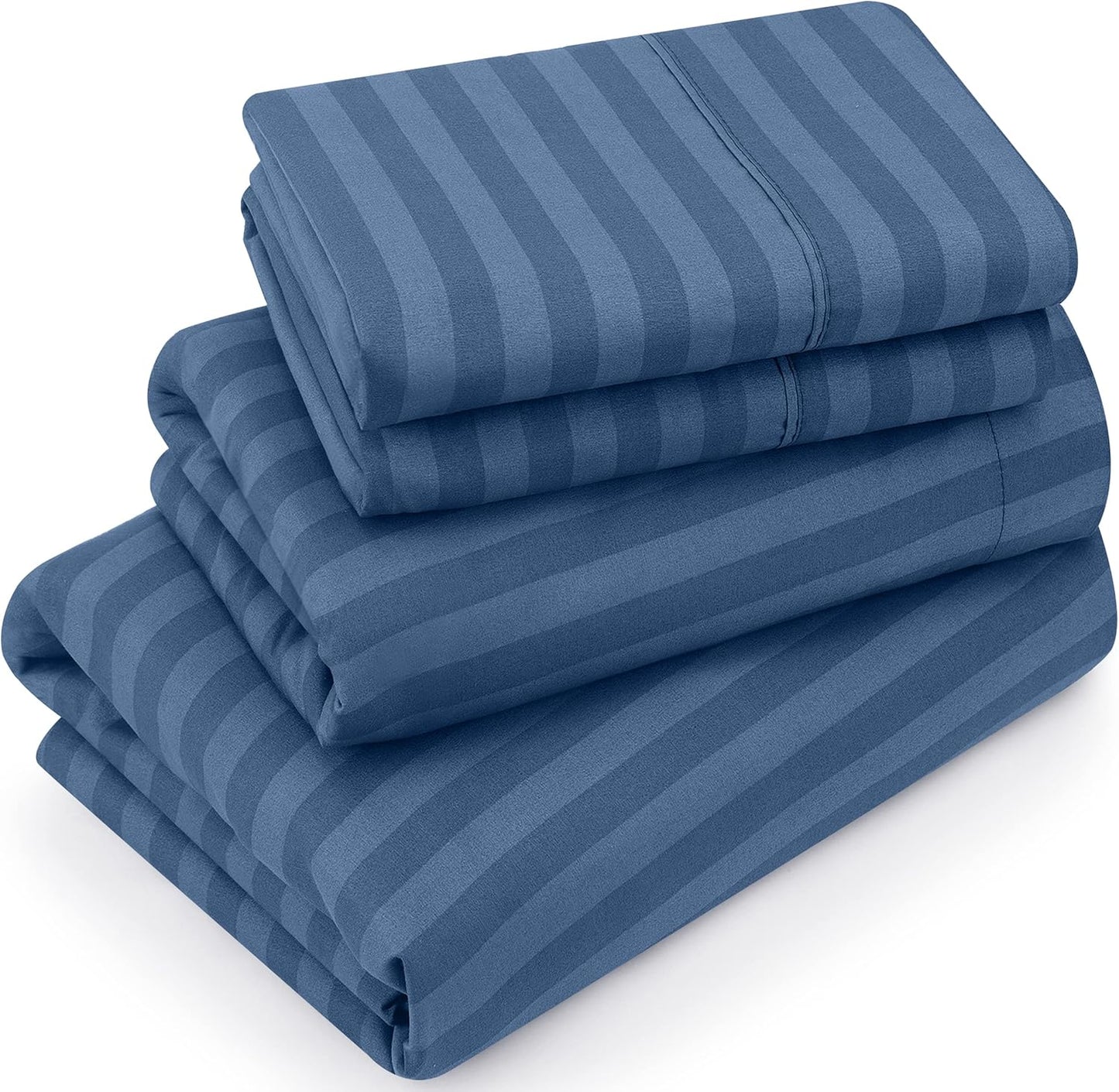 Utopia Bedding Queen Sheet Set – Brushed Microfiber – Ultra Soft Bed Sheets for Queen Size Bed Set – Deep Pocket, Wrinkle & Fade Resistant – Includes 1 Fitted, 1 Flat, 2 Pillowcases (Grey)