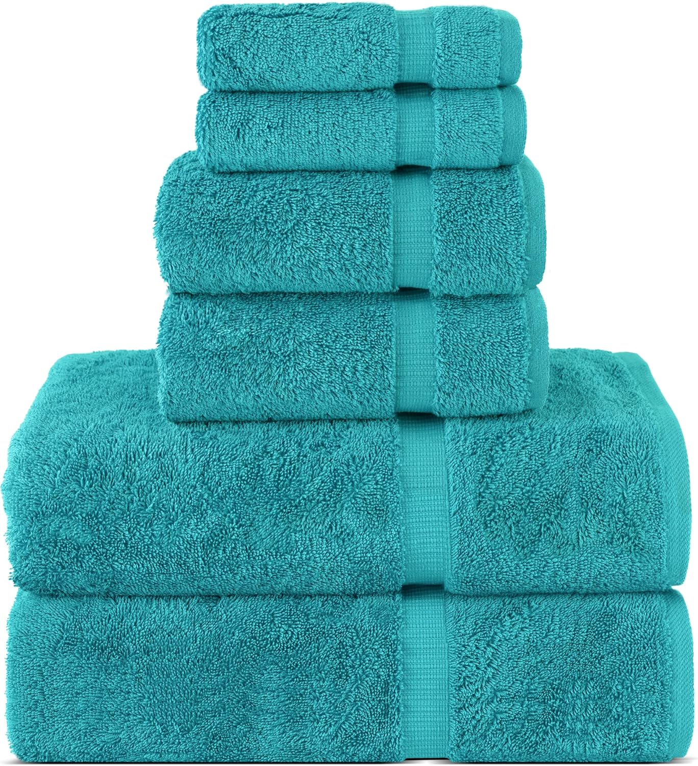 Chakir Turkish Linens | Hotel & Spa Quality 100% Cotton Premium Turkish Towels | Soft & Absorbent (4-Piece Bath Towels, White)