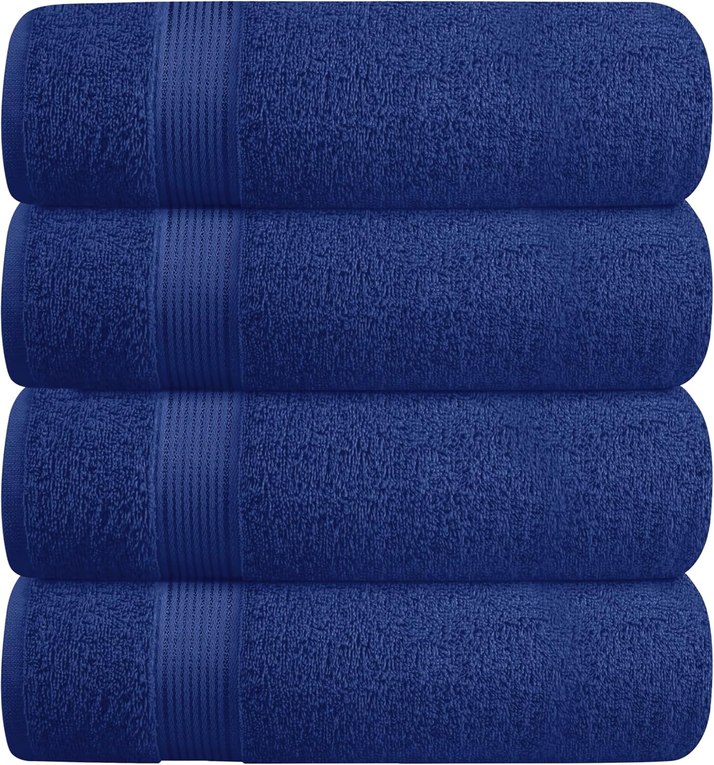Belizzi Home Ultra Soft 3 Pack Cotton Towel Set, Contains a Bath Towel 28x55 inch, a Hand Towel 16x24 inch & a Wash Coth 12x12 inch, Ideal Everyday use, Compact & Lightweight - Black