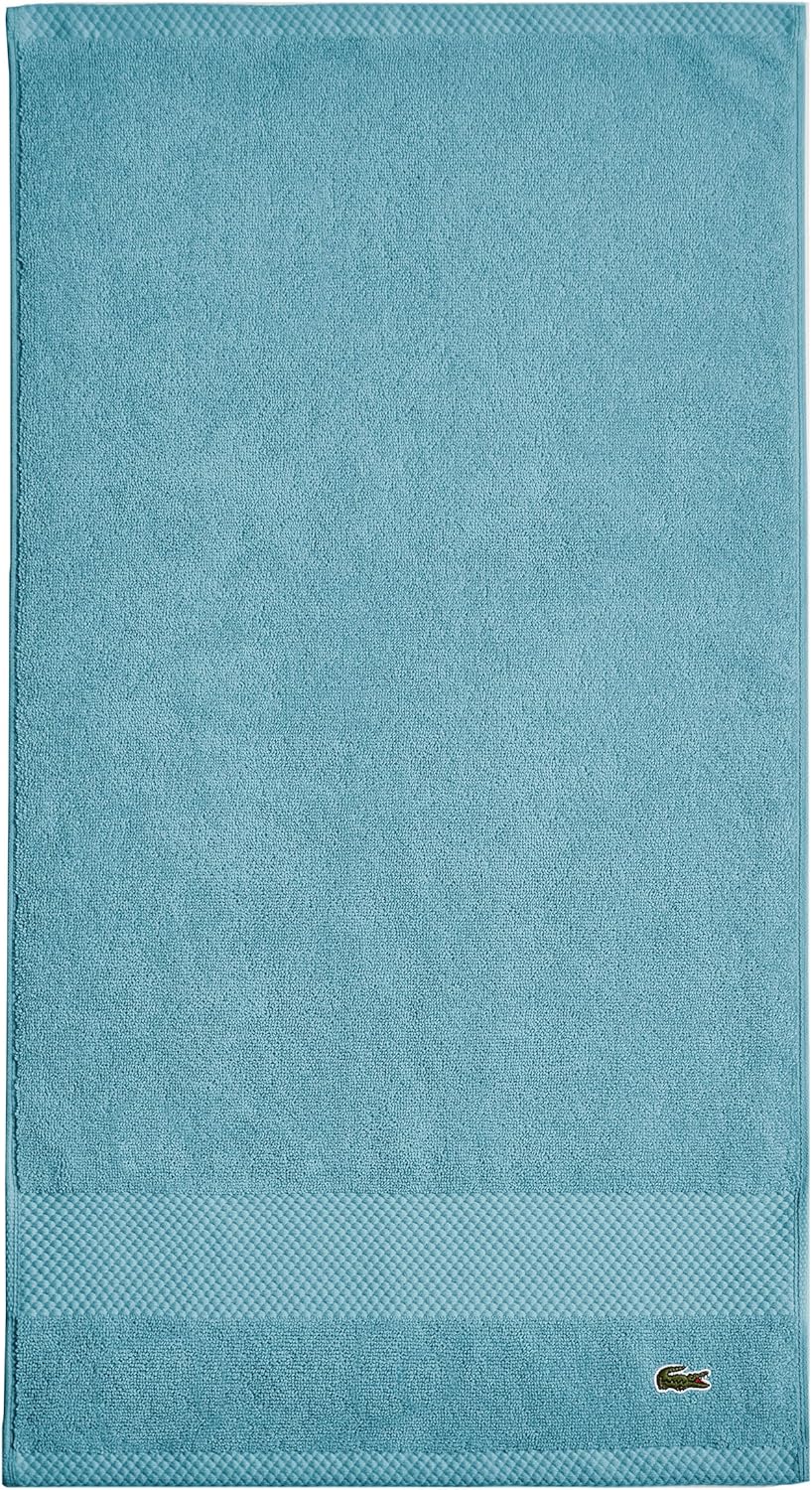 Lacoste Heritage Supima Cotton Bath Towel, Aloe, 30" x 54"