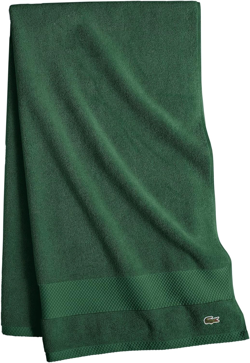 Lacoste Heritage Supima Cotton Bath Towel, Aloe, 30" x 54"