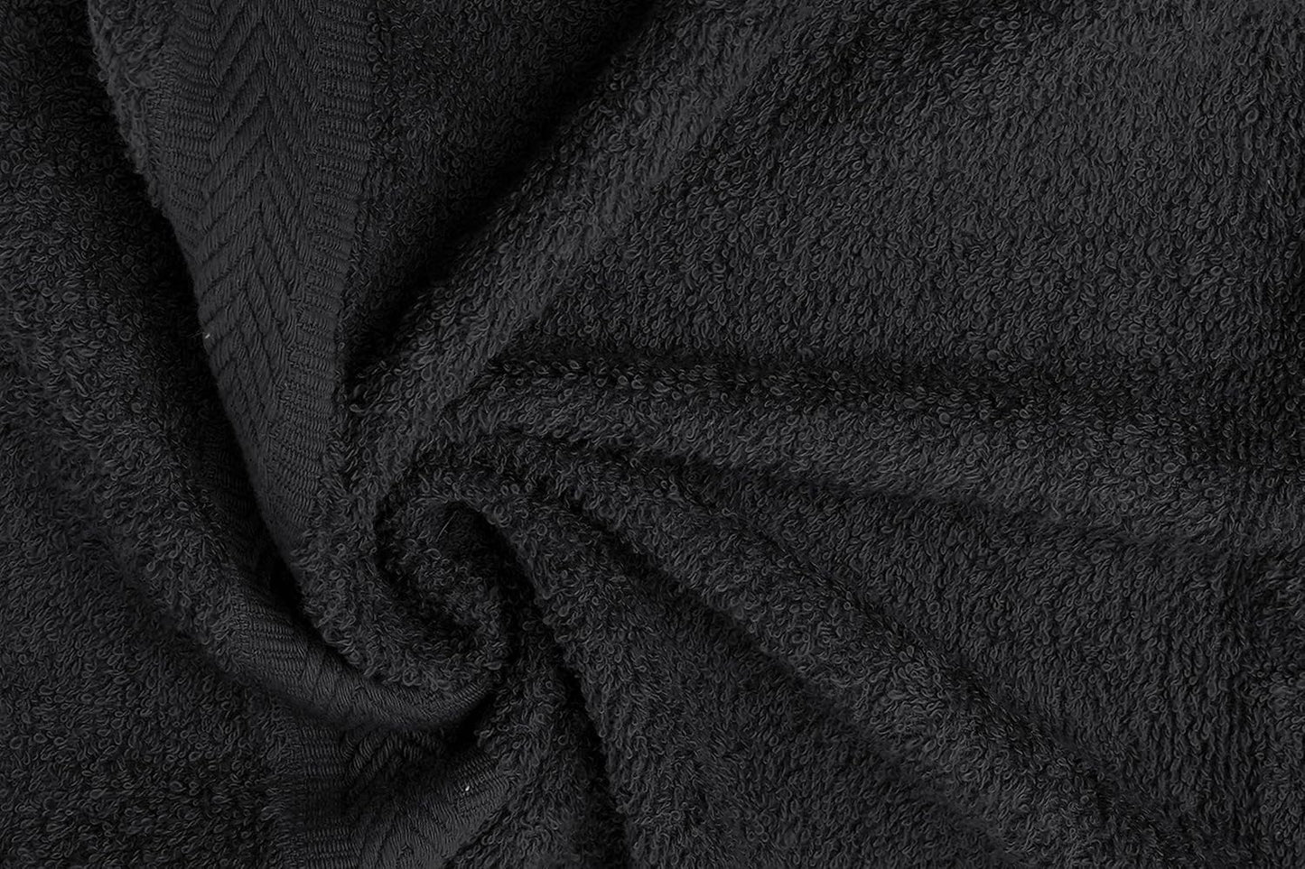 100% Cotton Bath Towels 24x48 Inches – Pack of 6 Towels for Bathroom, Gym, Spa, Hotel – Absorbent, Quick Dry, Lightweight Everyday Essential - Charcoal Grey