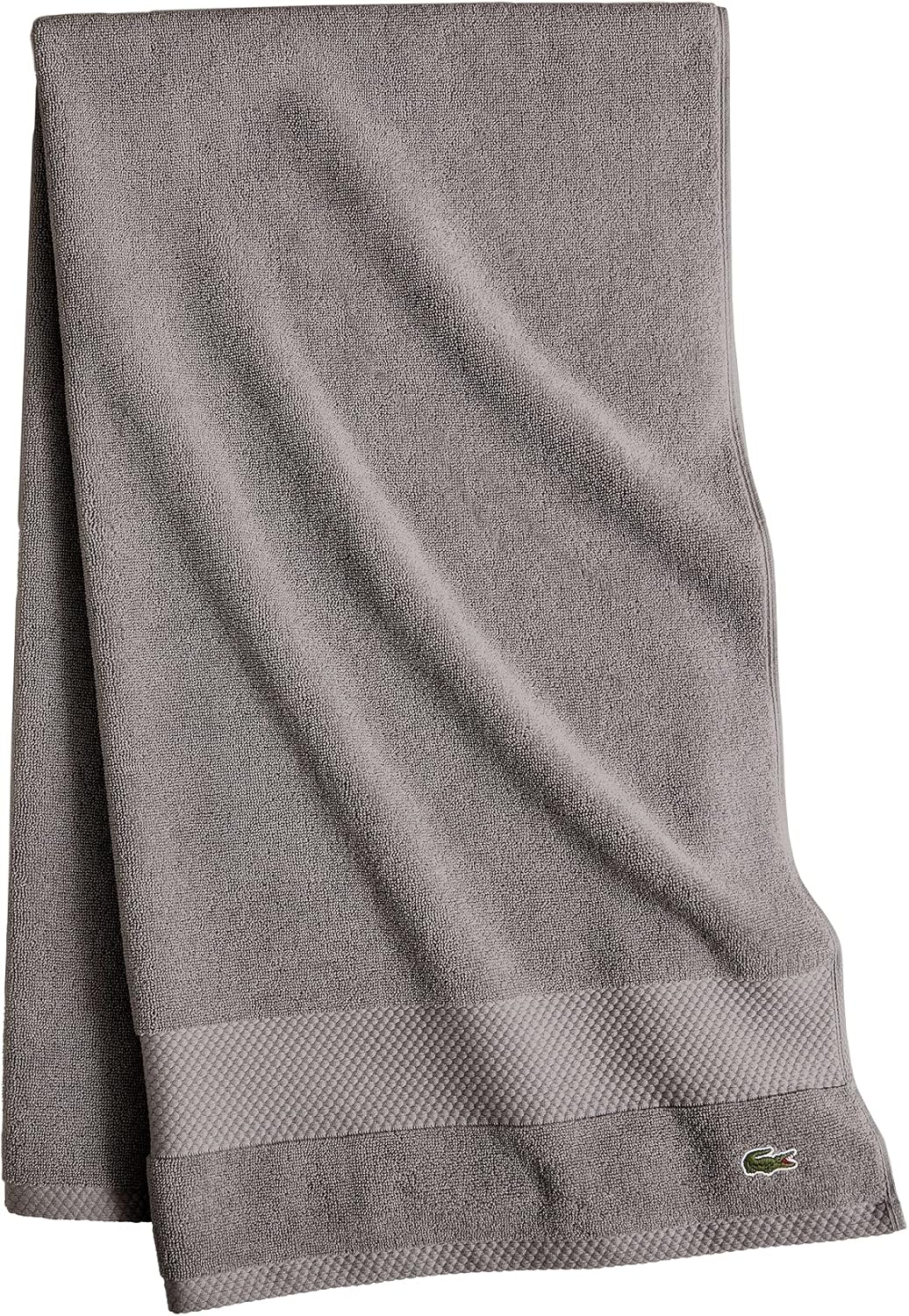 Lacoste Heritage Supima Cotton Bath Towel, Aloe, 30" x 54"